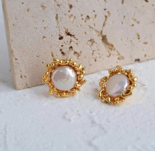 Pearl Stud Earring - Image 6
