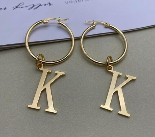 Letter  Earring