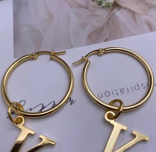 Letter  Earring - Image 2