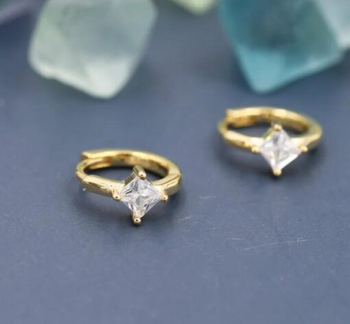 Stone Hoop Earring - Image 2