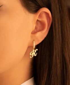 Letter Earring