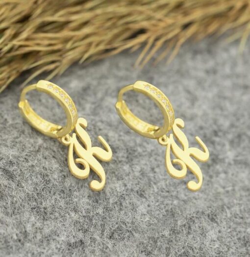 Letter Earring - Image 3