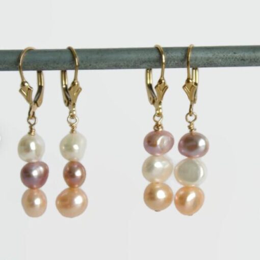 Pearl Drop Earrings - Image 2