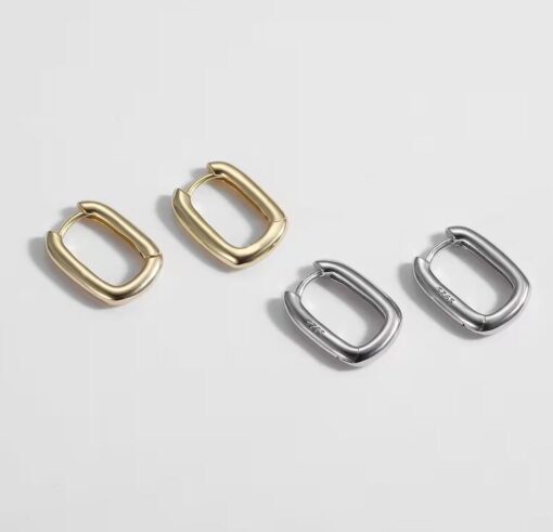 Square Hoop Earring - Image 4