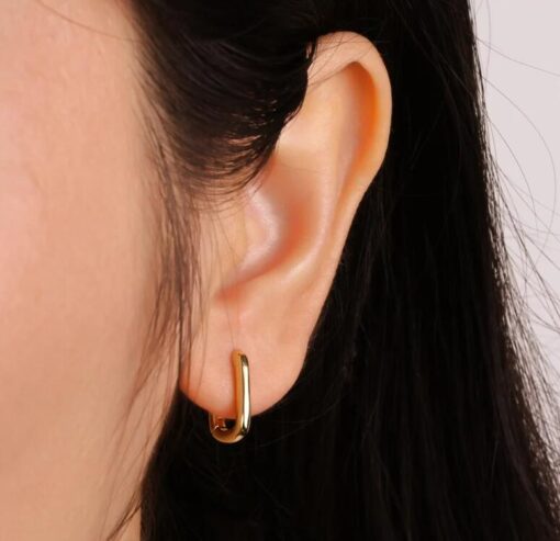 Square Hoop Earring