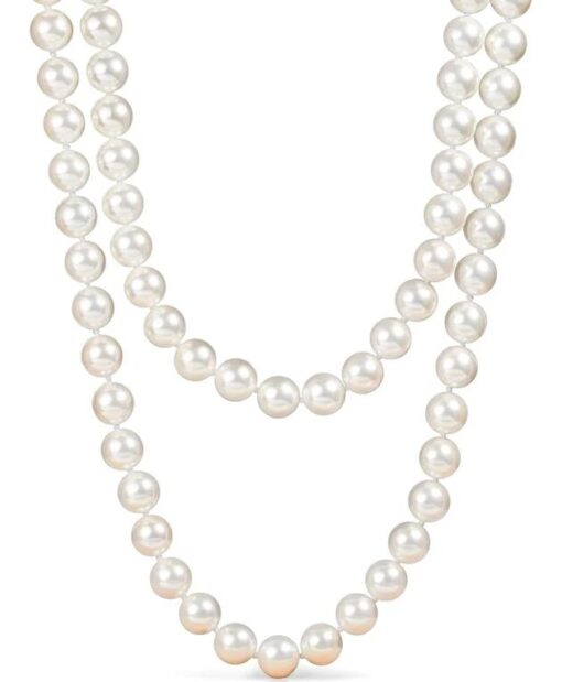 Long Pearl Necklace - Image 4