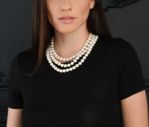 Long Pearl Necklace - Image 3