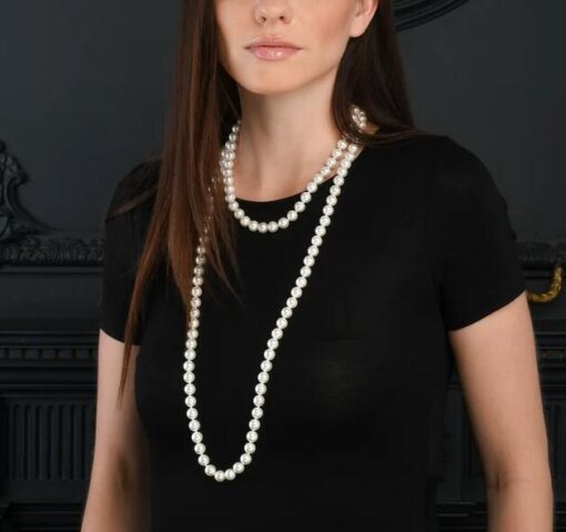 Long Pearl Necklace