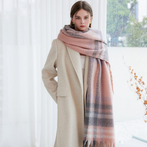 Womens Winter Scarf， 65*180cm - Image 3