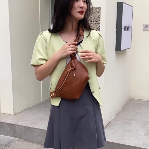 Retro beauty handbag shoulder bag - Image 2