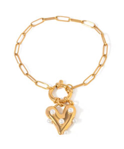 Heart Pendnt Bracelet