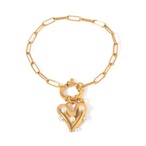 Heart Pendnt Bracelet